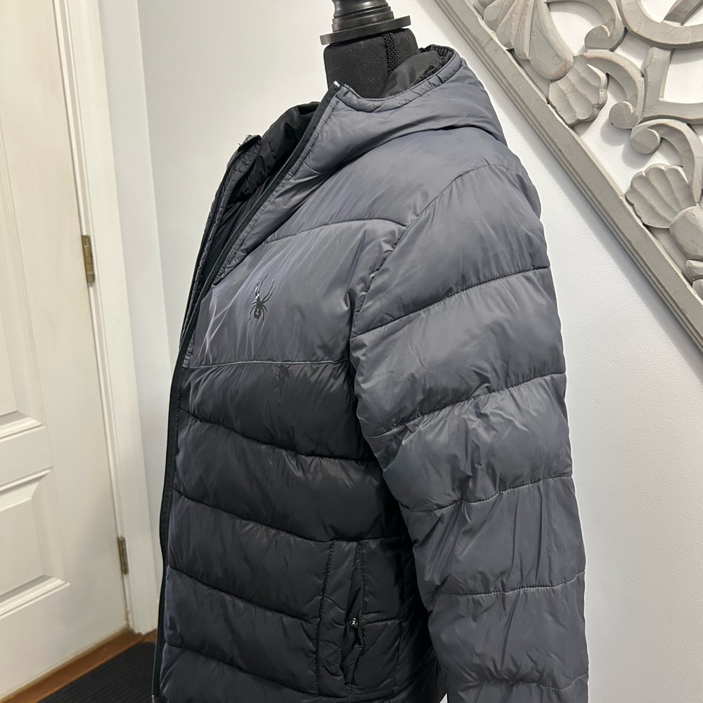 Men's Gray Puffer Jacket